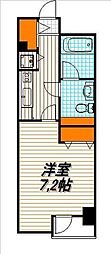 サンフローラ三条大宮 1階1Kの間取り
