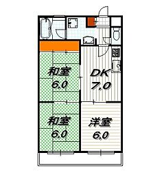 間取図画像 3DK