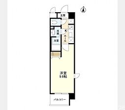 Y'shouse 1Kの間取図画像