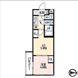 エストゥルース京都II 1階