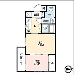 エストゥルース京都II 3階