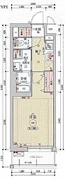 ベラジオ雅び京都洛北ガーデン 1Kの間取図画像