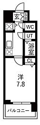 ファステート京都洛南エリーゼ 1Kの間取図画像
