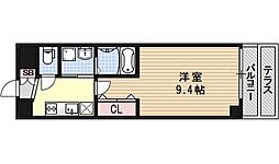 エスカーサ京都西陣 1Kの間取図画像