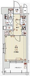 ベラジオレガシー京都西七条 1Kの間取図画像