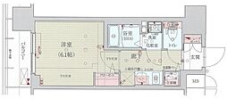 ベラジオレガシー葛野大路八条 1Kの間取図画像