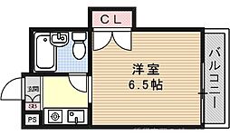 サピエンスコート烏丸七条 1Kの間取図画像