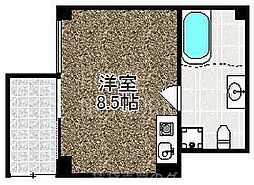 JURAKURO 1Kの間取図画像