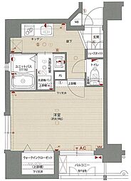 ベラジオ西陣聚楽 1Kの間取図画像