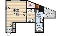 クレストコート二条城北 4階