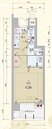 ベラジオ西大路五条 1Kの間取図画像