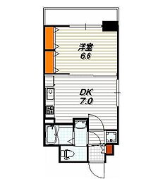 エステムプラザ京都御所ノ内レギア 1DKの間取図画像