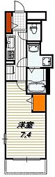 Grange四条大宮 1Kの間取図画像