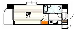 デ・リード烏丸西 1Kの間取図画像