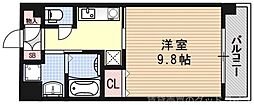 5S京都五条 1Kの間取図画像