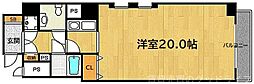 リベルタス御池 1Kの間取図画像