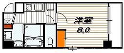 グランドパレス大宮五条 1Kの間取図画像