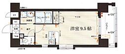 ベラジオ烏丸御池2 1Kの間取図画像