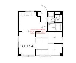 グレースガーデン2 2DKの間取図画像