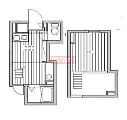 プライムテラス川崎戸手 ワンルームの間取図画像