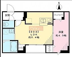 グレース・カーサ 1LDKの間取図画像