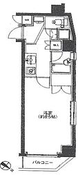 サンパティオ文京千石 1Kの間取図画像