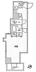 GRACIAPLACE川崎駅前 1Kの間取図画像