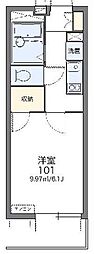 DAIKATU・M 1Kの間取図画像