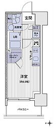 エスティメゾン大島 ワンルームの間取図画像