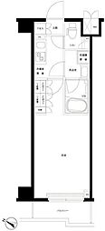 ルーブル川崎上平間弐番館 1Kの間取図画像
