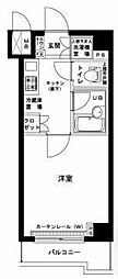 ルーブル蒲田南伍番館 1Kの間取図画像
