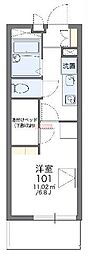 レオパレスアネックススペリオ 1Kの間取図画像