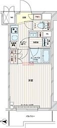 ルーブル本羽田 1Kの間取図画像