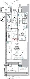 ベルグレード川崎AZ 1Kの間取図画像