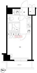 ルーブル川崎伍番館 1Kの間取図画像