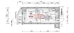 メインステージ大森北2 1Kの間取図画像