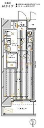 MAINSTAGE大森北 1Kの間取図画像