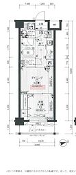 日神デュオステージ六郷土手 2Kの間取図画像