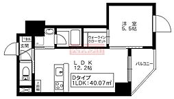 F.パークレジデンス東神奈川ANNEX 1LDKの間取図画像