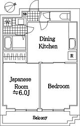 アートパレス 2DKの間取図画像