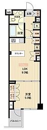 萩中イースト 1LDKの間取図画像