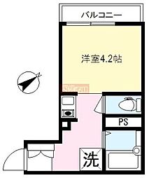 リブフラット東六郷 ワンルームの間取図画像