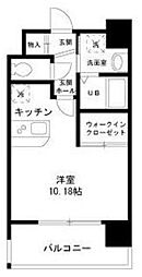 メゾン柳 ワンルームの間取図画像