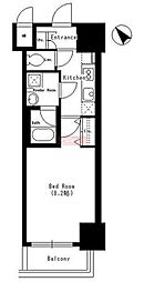 ドールマウスキャッスル 1Kの間取図画像