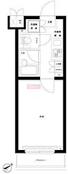 ルーブル蒲田南 1Kの間取図画像
