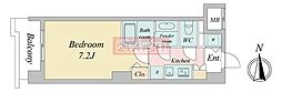 ドゥーエ蒲田 1Kの間取図画像