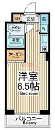 ヴィラリッツ鶴見中央 ワンルームの間取図画像