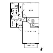 ピジョンコートB 202 ｜ 栃木県栃木市薗部町２丁目（賃貸アパート1LDK・2階・41.26㎡） その2