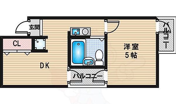 ラ・ペール一番館 ｜大阪府大阪市淀川区新高１丁目(賃貸マンション1DK・5階・23.91㎡)の写真 その2