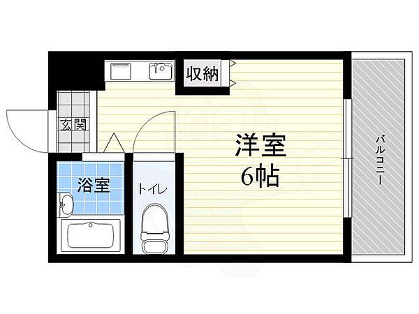 有馬パレス西中島 504｜大阪府大阪市淀川区木川東１丁目(賃貸マンション1K・5階・14.56㎡)の写真 その2